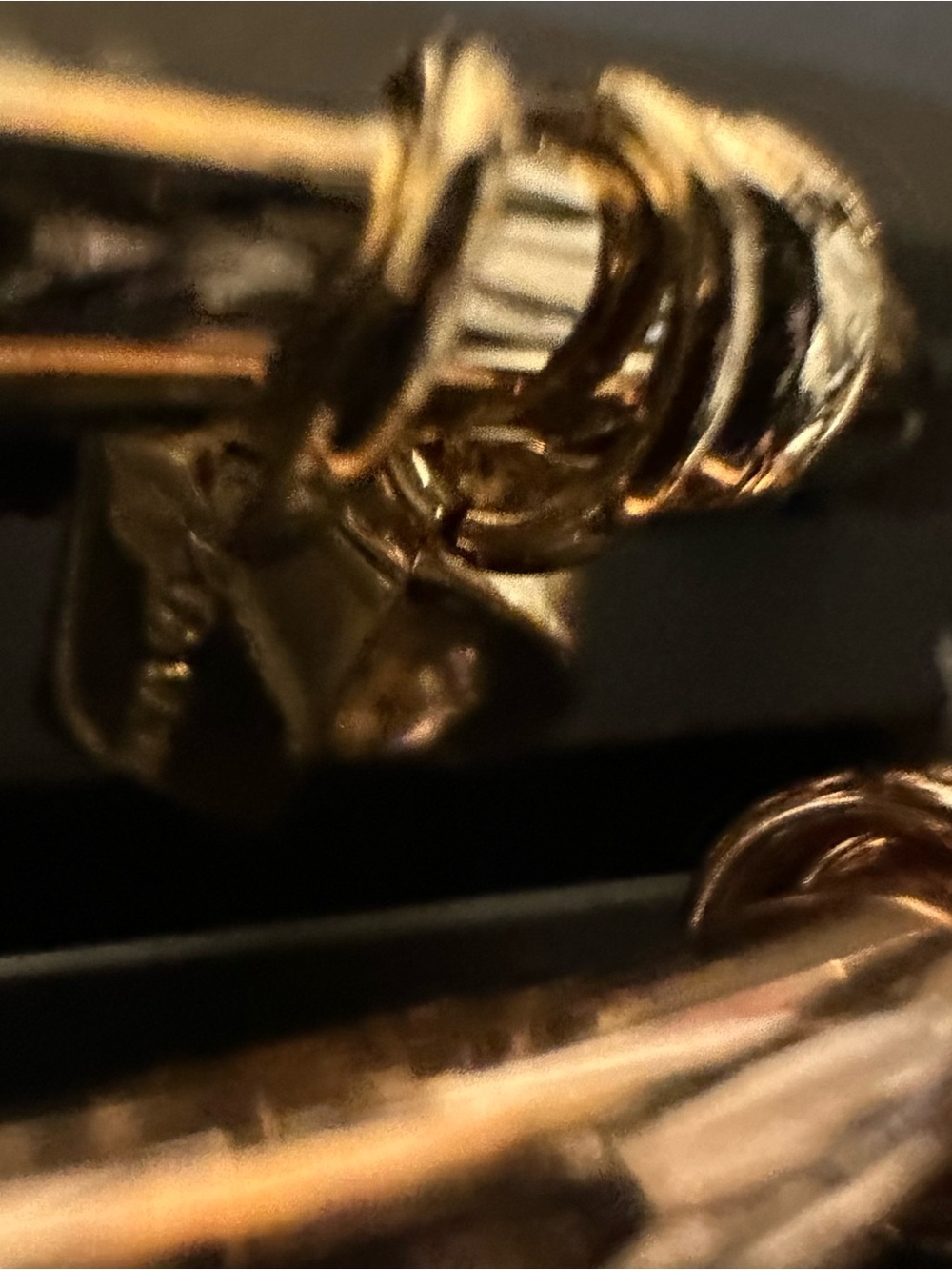 New COACH Tri-Tone Cuff Bracelet Set - Rose Gold, Gold & Silver - Picture 7 of 10